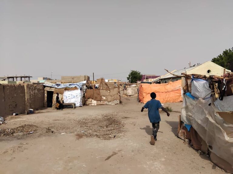 East Sudan: IDP camp where mainly Christian families call home.