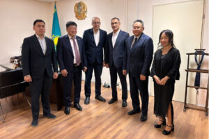 Rev. Botrus Mansour meeting Astana’s religious affairs committee